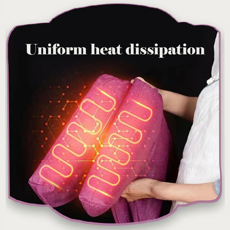 Super Big Electric Heating Foot Boot Leg Hot Compress Massager Moxibustion Heat Knee Pad Elderly Leg Warmer with Remote Control