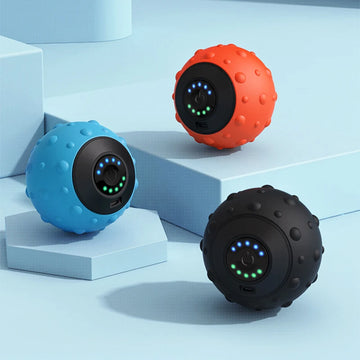 Electric Massage Ball for Neck & Feet - Rechargeable Muscle Relaxation Yoga Fascia Ball with Portable Body Massager