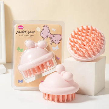 Silicone Shampoo Scalp Hair Massager Head Body Massage Comb Scalp Massage Brushes Comb Spa Massage Brush Dual Use of Dry and Wet