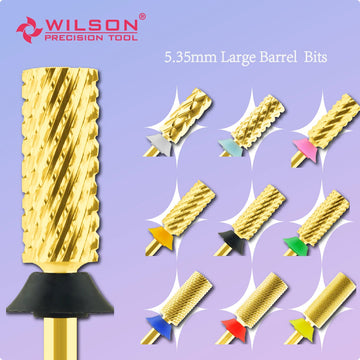WILSON Small Barrel Bits-Nail drill bits Remove gel Manicure tool Nail accessories Hot sale