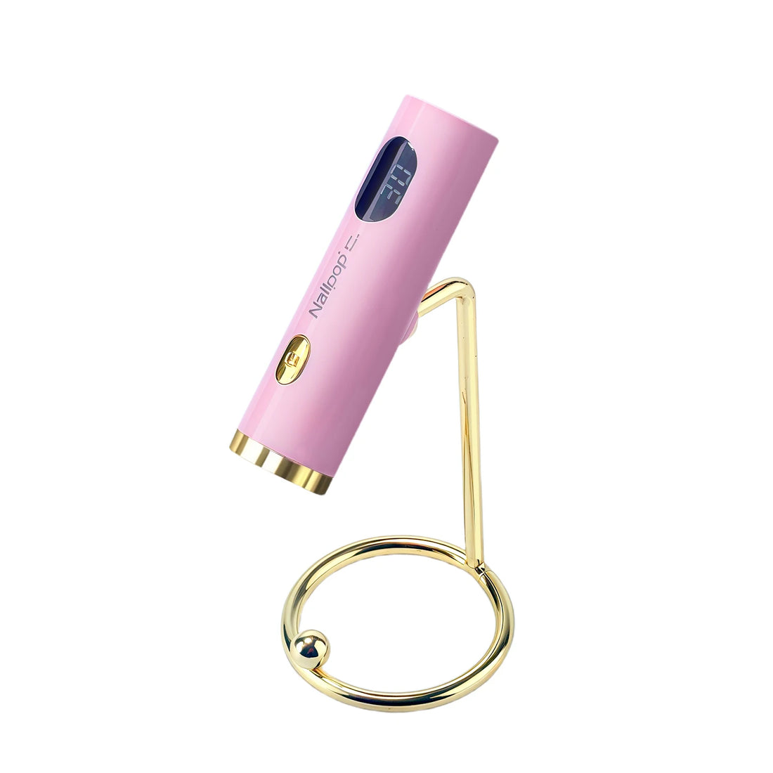 NAILPOP Portable Magnetic Pink UV Nail Lamp Handheld USB Rechargeable Gel Nails Lamp Detachable And Usable for Professional Use