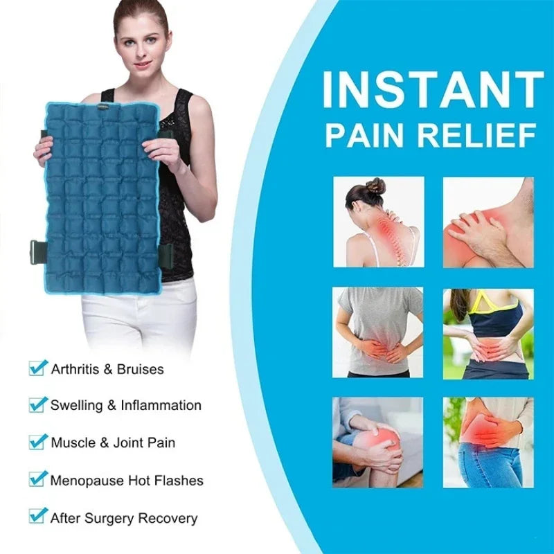 Self-absorbing Water Ice Pad Ice Packs Hot & Ice Compress Heated Knee Leg Neck Shoulder Hip Wrap Back Massge Body Relieve