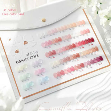 31pcs Tanslucent Jelly Nude Gel Nail Polish Set With Color Display Colorful Varnish Semi Permanent UV LED Nail Art Manicure Gel