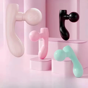 MINI Dual-Head Massager, Dual-Motor Vibration Massage Gun, Portable Charging Muscle Relaxation Massager