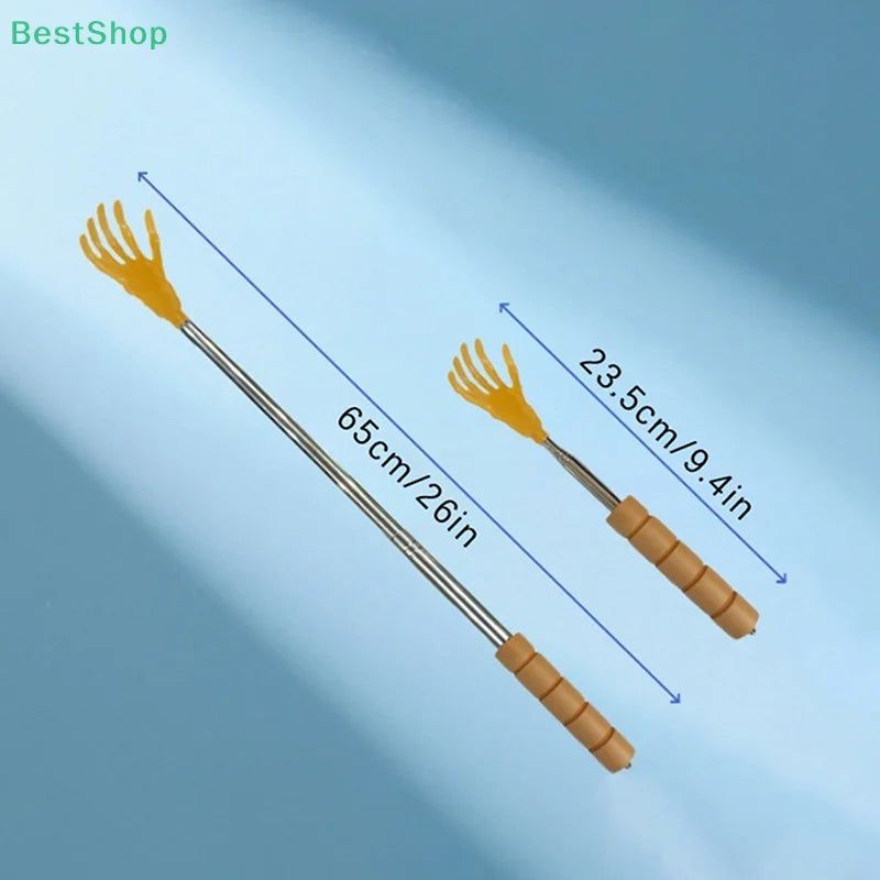 1Pcs Telescopic Claw Massager For Back Massage Promotion Tools For Blood Circulation Relax Health Back Scratcher Tool