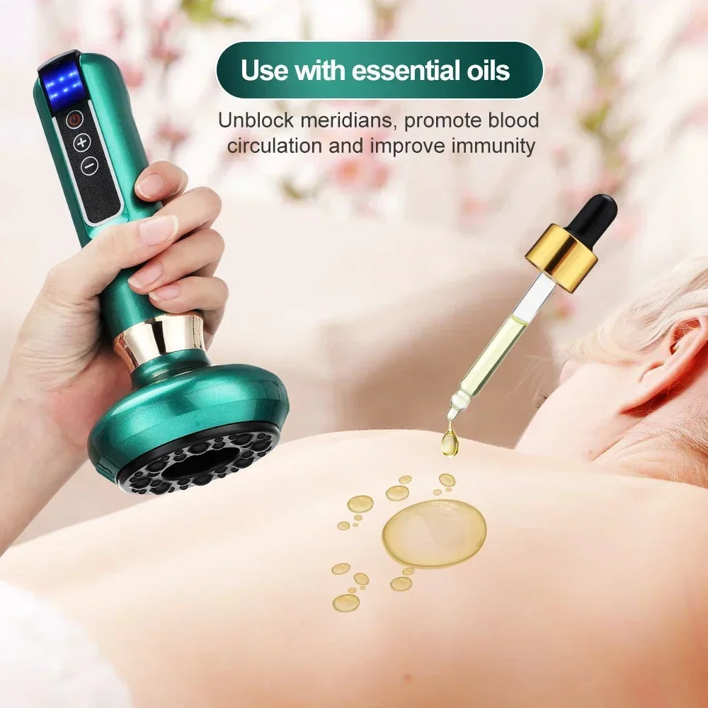 Electric Suction Medical Cupping Therapy Set Beauty Massager Glass Jars Anti Cellulite Cupping Vacuum Slimming Guasha Massage
