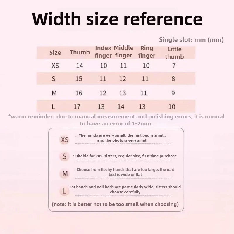 10Pcs Almond Press on Nails with Pink Strawberry Bear Design Acrylic False Nails Cute Full Cover Sweet Girl Wearable Nail Tips