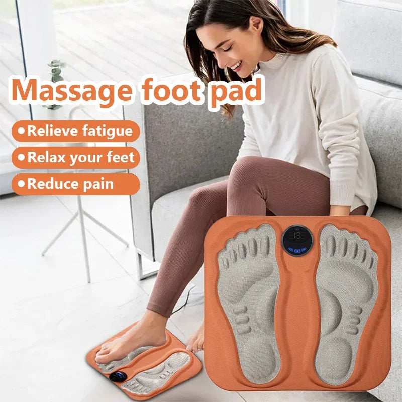 3D Smart Foot Massage Pad Feet Massager 8 Modes 29 LevelsImprove Blood Circulation Relax Muscles Slim Legs Foot Pad Health Care
