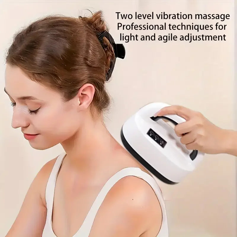 Electric Abdominal Massager Rechargeable Roller Brush Hot Compress Massage Body Slimming Device Calf Massage Artifact